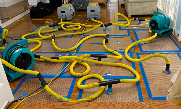 Professional Sewage Cleanup technician working in Newcomerstown, OH